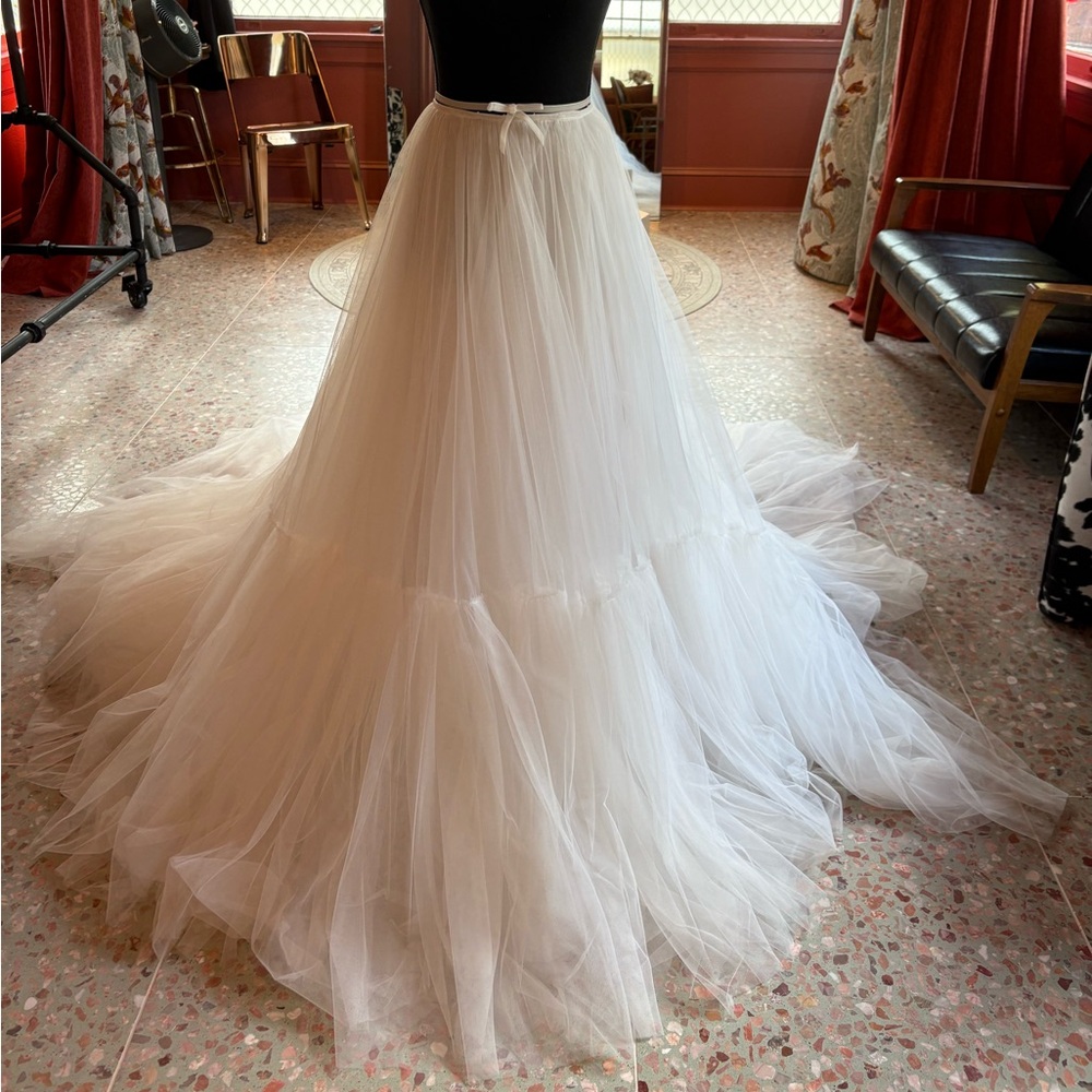 Rosa Sparkle Overskirt- Morilee